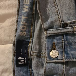 Gap soft wear slim fit jeans.